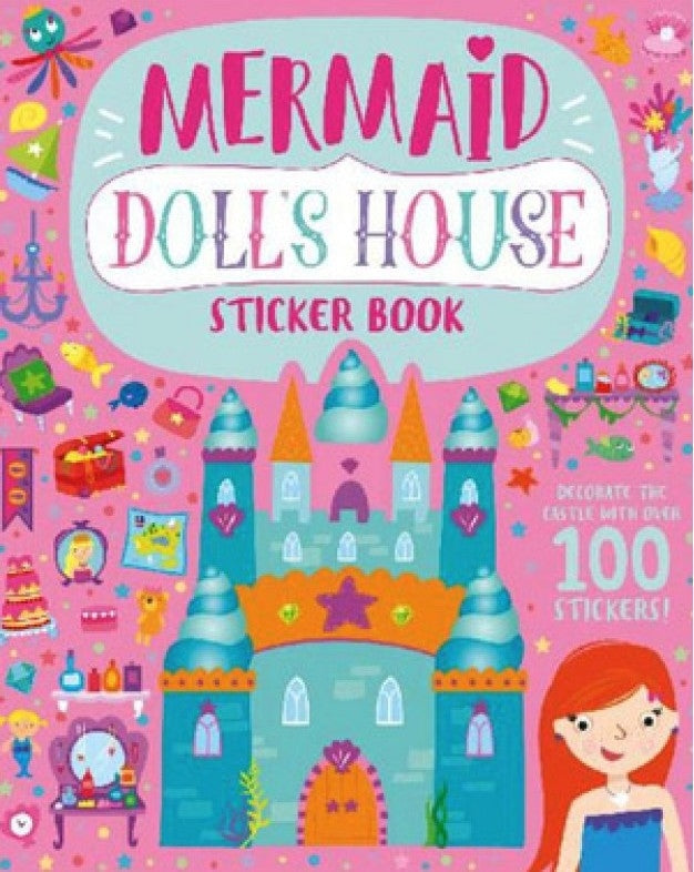 Mermaid doll's house sticker book