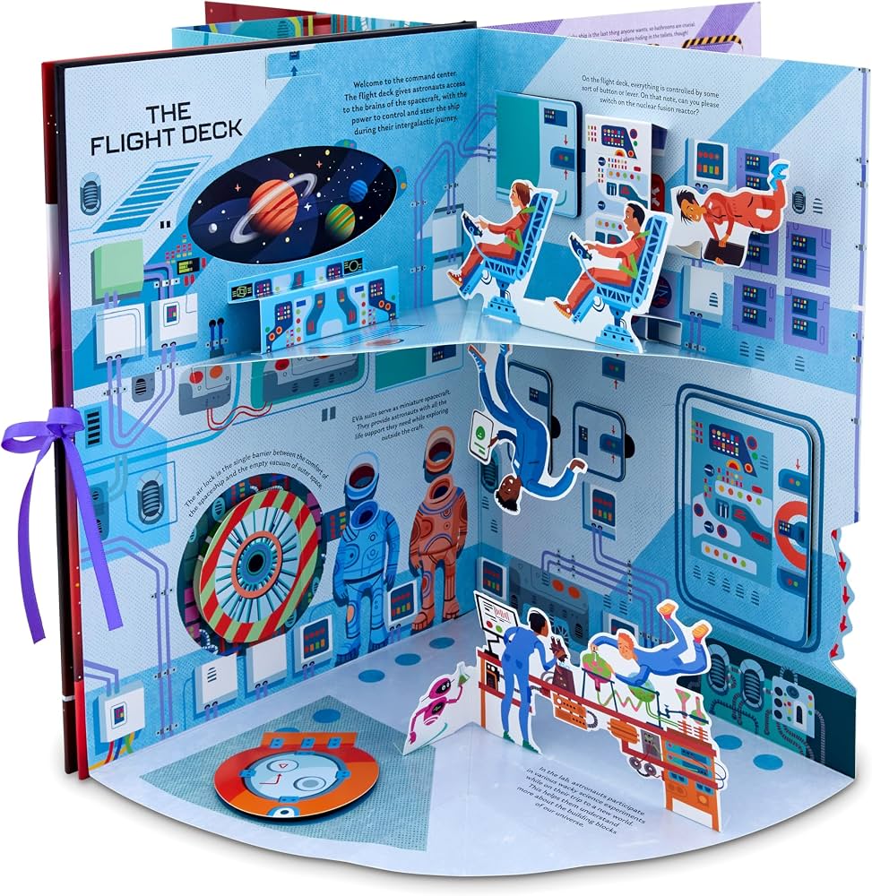Pop-Up and Play Spaceship: Unfold to Create Your Very Own 3D Spaceship!