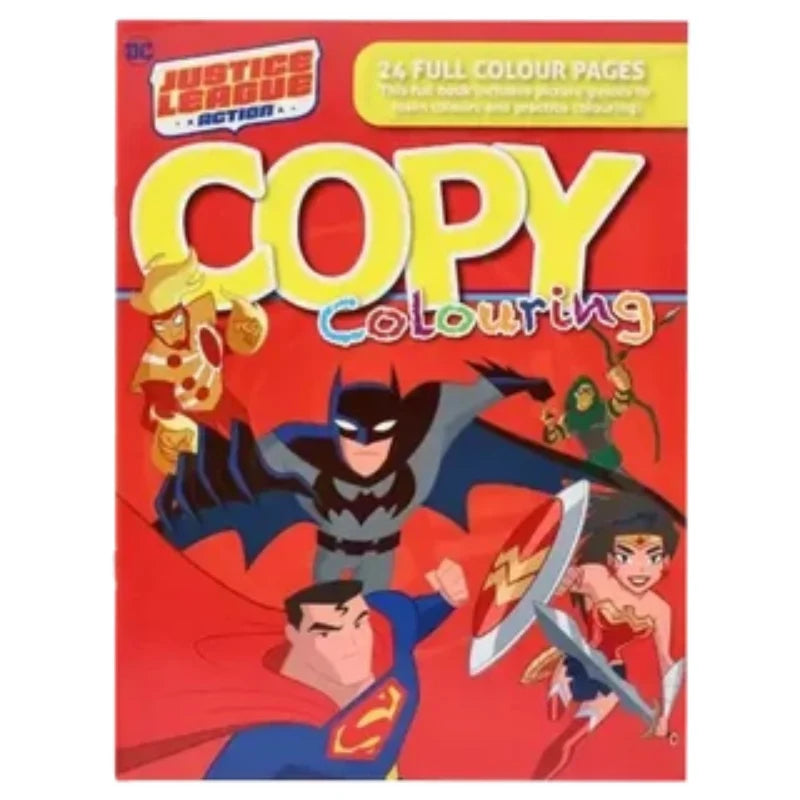 Colouring Book 24 Page Copy Colour Justice League