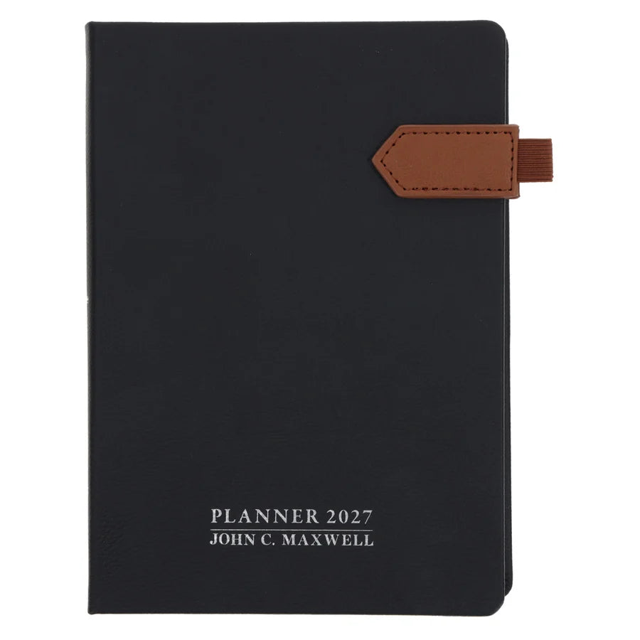 2027 A4 Diary John Maxwell (Black - Imitation Leather)