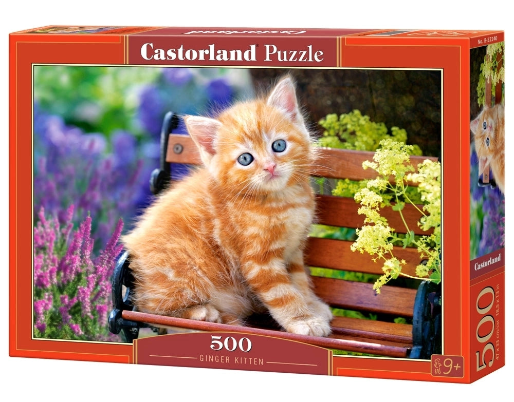 500 Piece Ginger Kitten