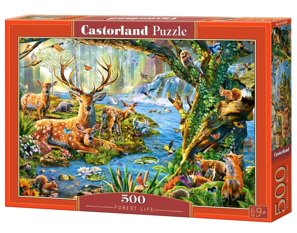 500 Piece Forest Life