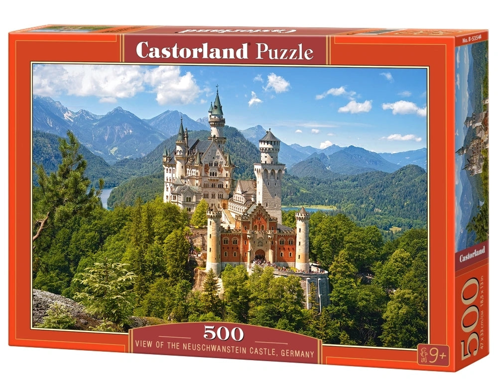 500 Piece View of the Neuschwanstein Castle, Germany