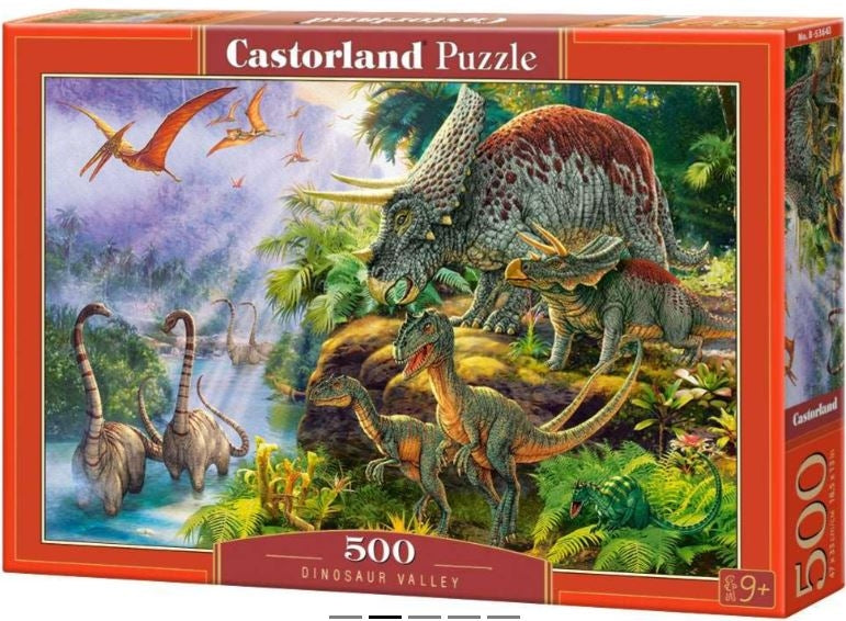 500 Piece Dinosaur Valley