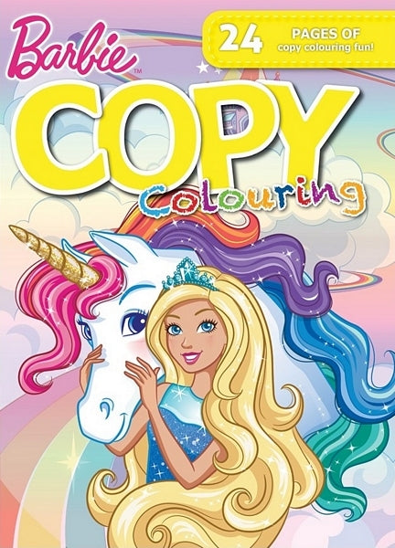 Barbie: 24 Page Copy Colouring