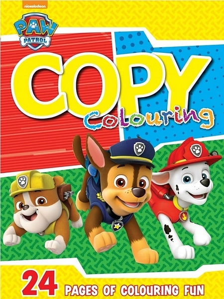 Paw Patrol - 24 Page Copy Colour Book