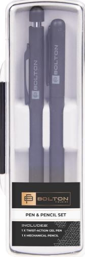 Bolton Black Pen & Pencil Set