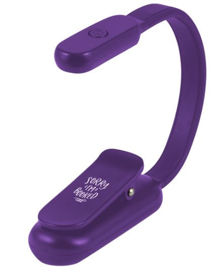 Booklight: Sorry I'm Booked Purple
