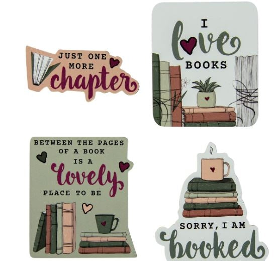 Readers Collection 4 Piece Magnet Set