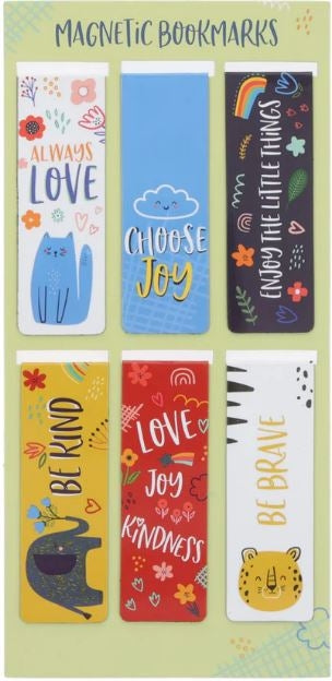 Always Love Six-Piece Magnetic Bookmark Se