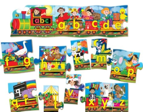 28 Piece Reuse Alfabet Trein
