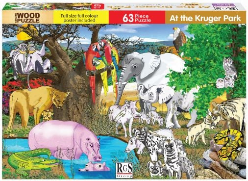 63 Piece Wooden At The Kruger Park