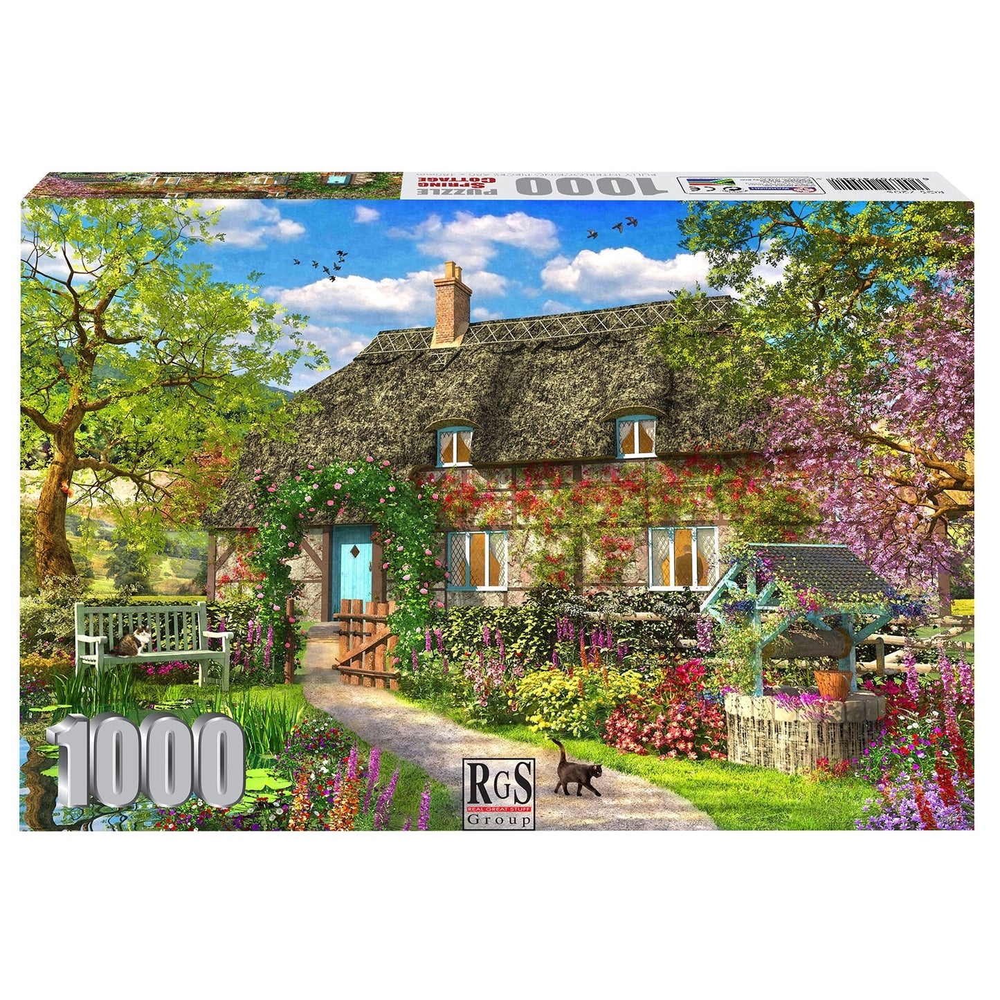 1000 Piece Spring Cottage