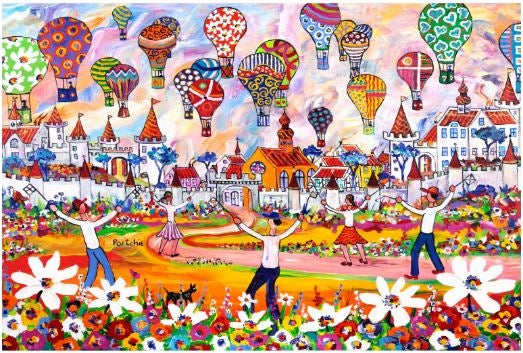 3000 Piece Puzzle : Balloons by Portchie