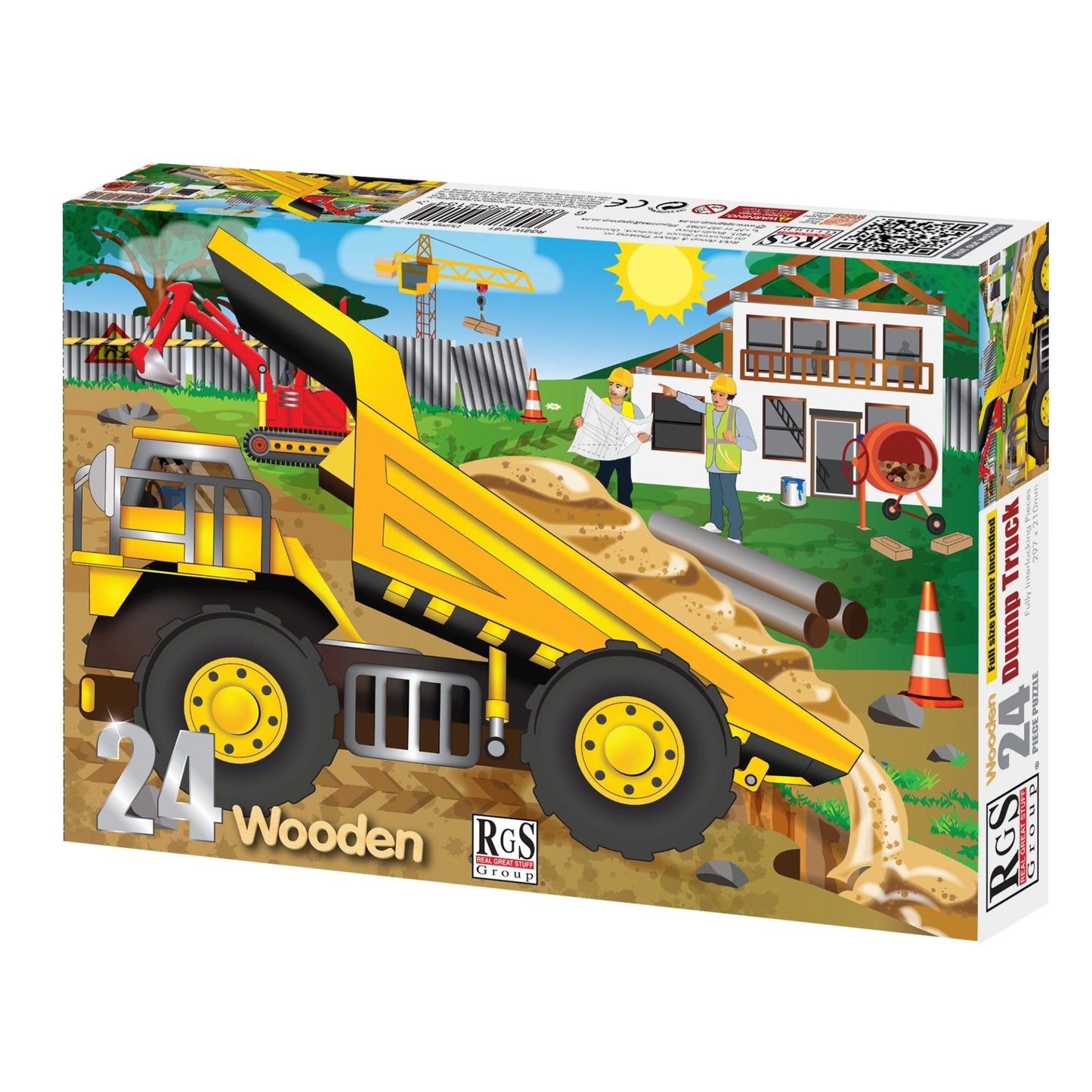 25 Piece Wooden Dump Truck