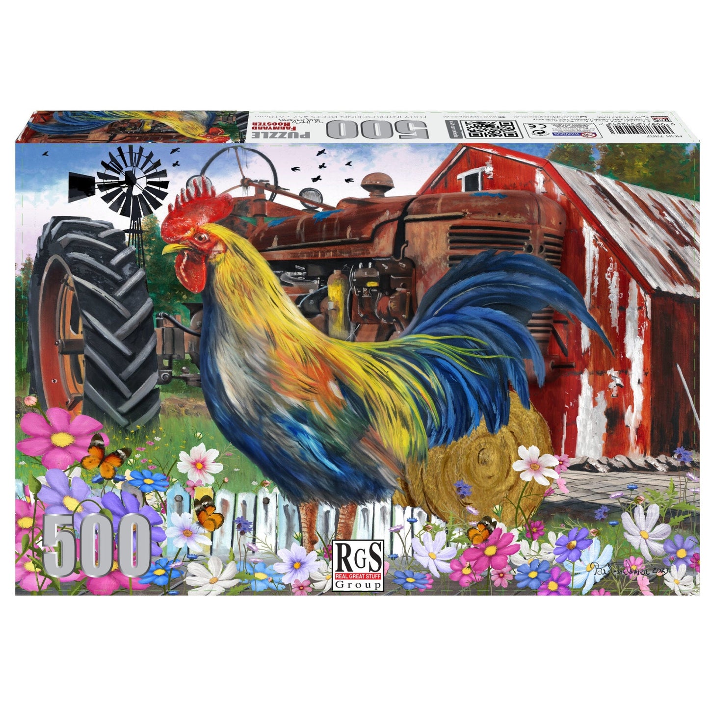 500 Piece Farmyard Rooster
