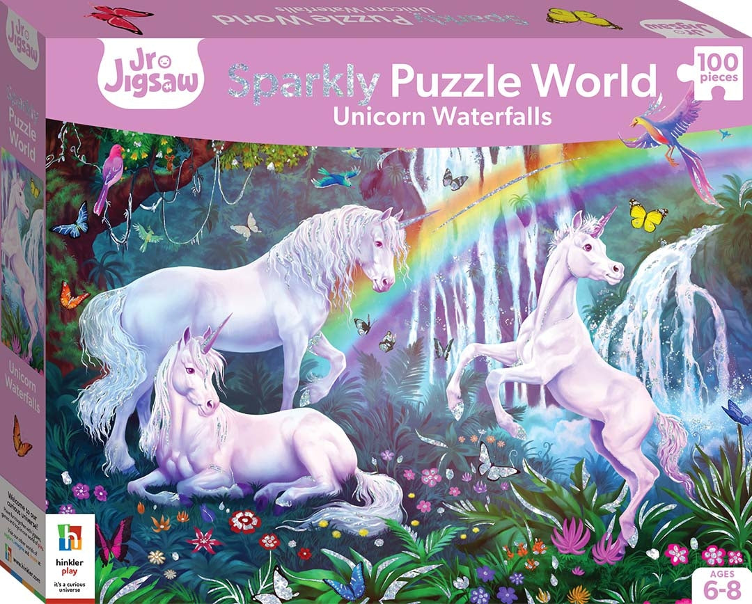 100 Piece Unicorn Waterfalls