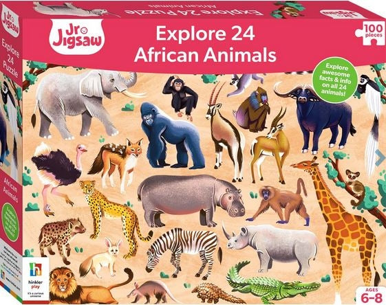 24 Piece: African Animals