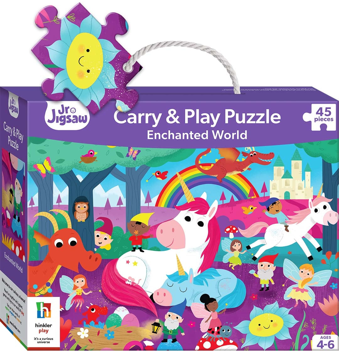 45 Piece Carry & Play: Enchanted World