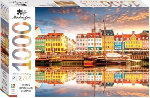 1000 Piece Nyhavn Copenhagen Denmark