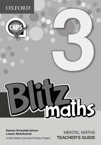 Blitz Mental Maths English Grade 3 Teachers Guide