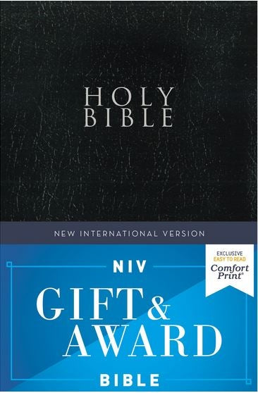 Bible NIV Gift & Award Red Letter Edition Black