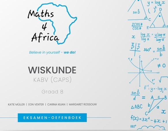 Maths 4 Africa Graad 8 Eksamen Oefenboek