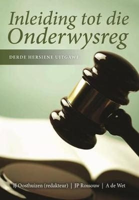 Inleiding tot die Onderwysreg 3de Uitgawe Hersien