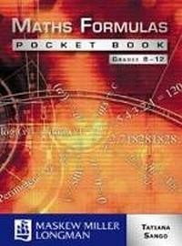 Maths formulas pocket book grade 8-12