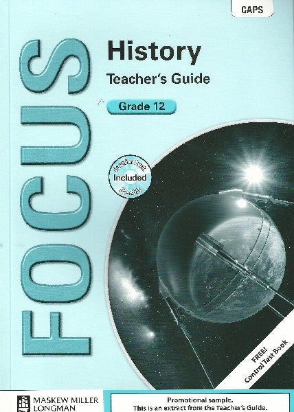 Focus History Grade 12 Teachers Guide