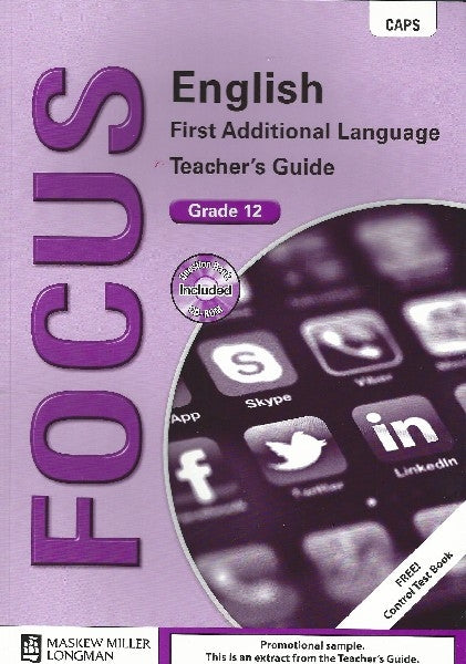 Focus English FAL Grade 12 Teachers Guide
