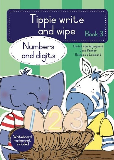Tippie write and wipe, book 3: Numbers and digits