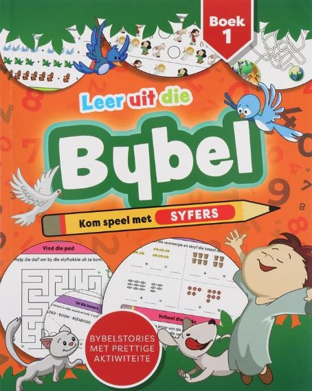 Leer uit die Bybel: Kom Speel met Syfers Boek 1