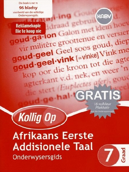 Kollig op Afrikaans EAT Graad 7 Onderwysersgids