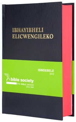 The Bible ISINDEBELE 2012 Translation Standard size Black hardcover Red-edged