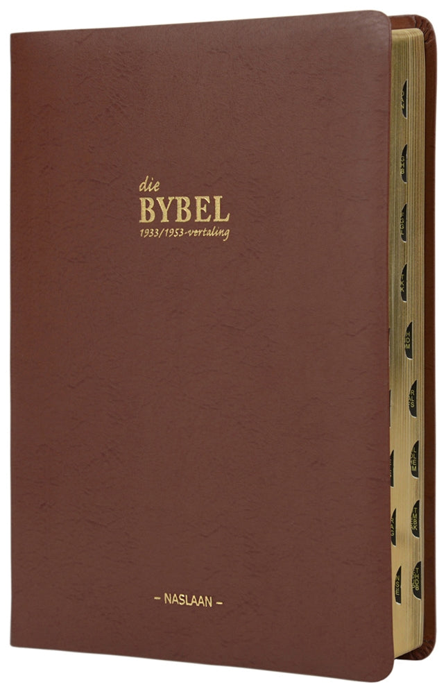 Die Bybel 1933/1953 Vertaling Grootdruk Taan Luukse Leer