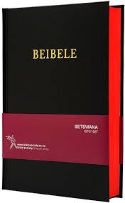 Bible Tswana Black Hardcover