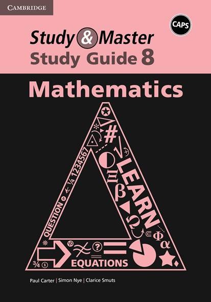 Study and Master Study Guide Mathematics Grade 8