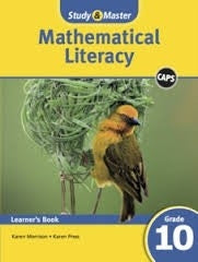 Study and Master Mathematical Literacy Grade 10 Learners Book