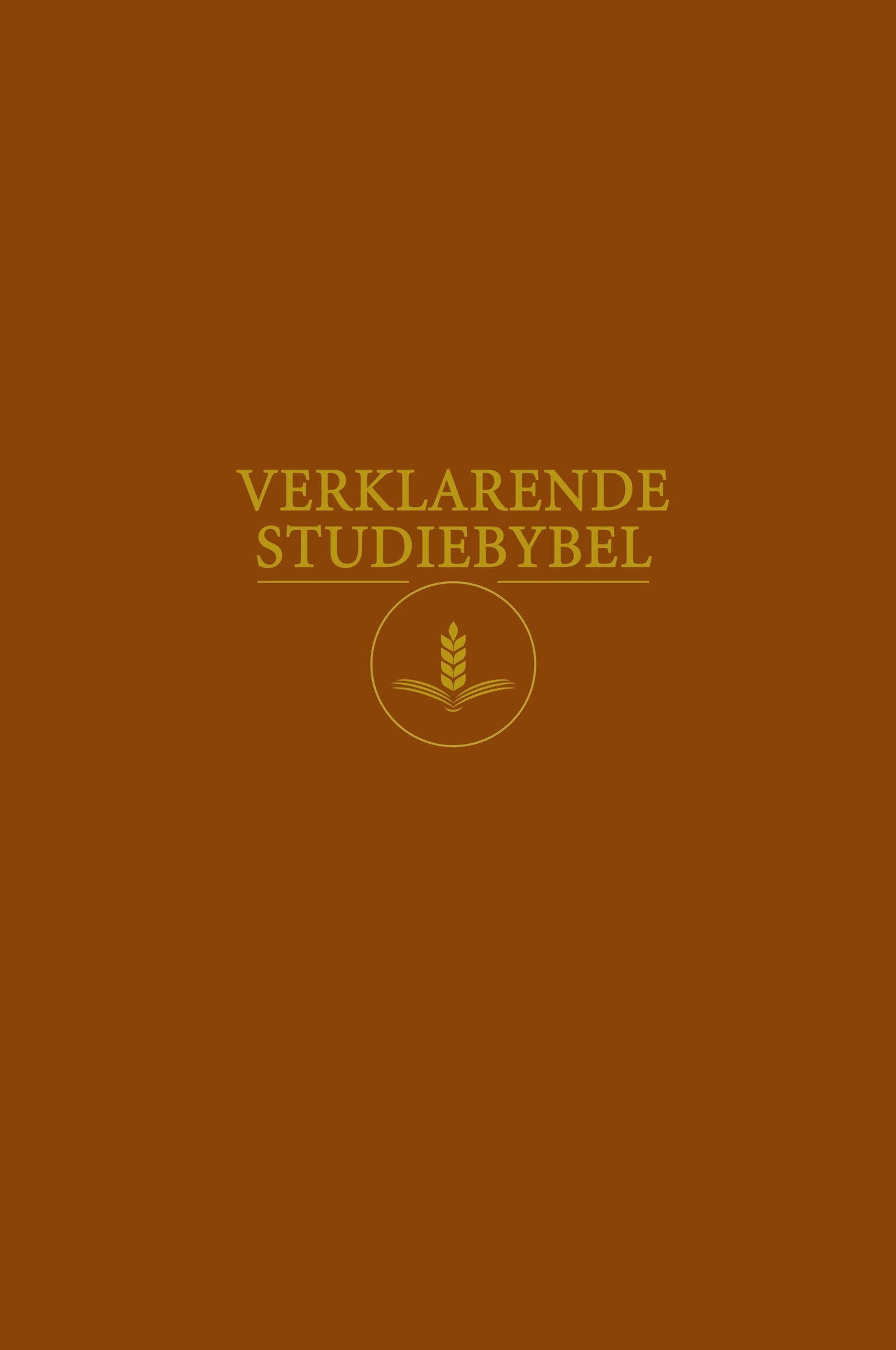 Verklarende Studiebybel Luukse Leer Karamel