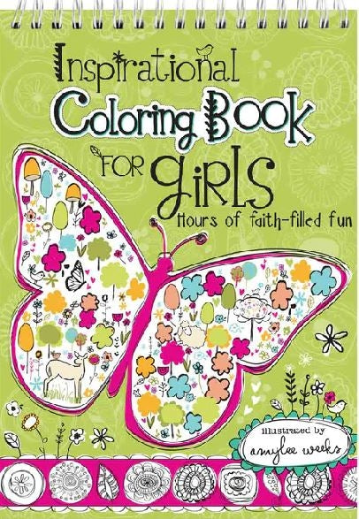 Inspirational Coloring Book For Girls