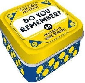 After Dinner Amusements: Do You Remember?
