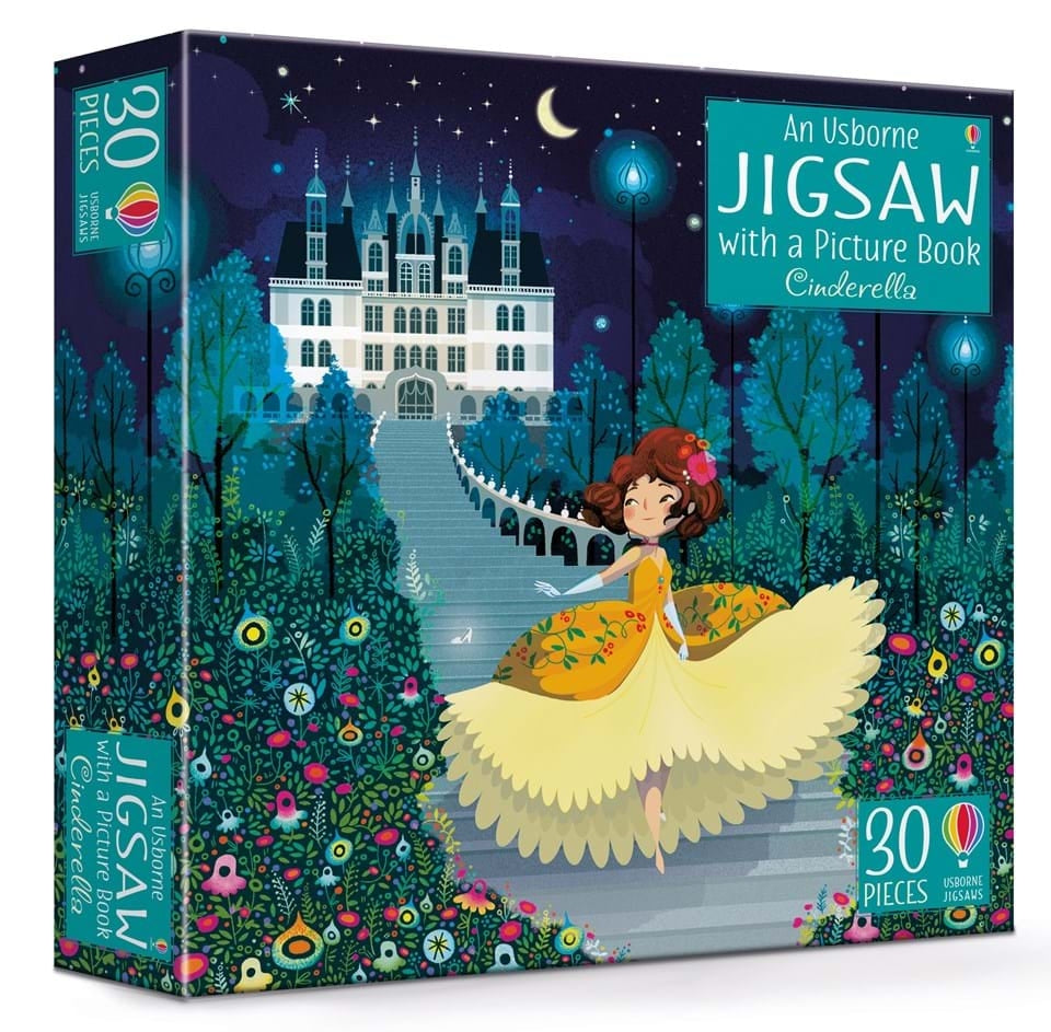 30 Piece Cinderella with book