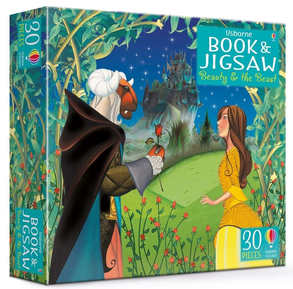 30 Piece Beauty and the Beast with book