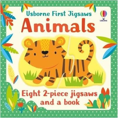 8 x 2 Piece First Jigsaws and Book: Animals