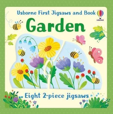 8 x 2 Piece First Jigsaws And Book: Garden