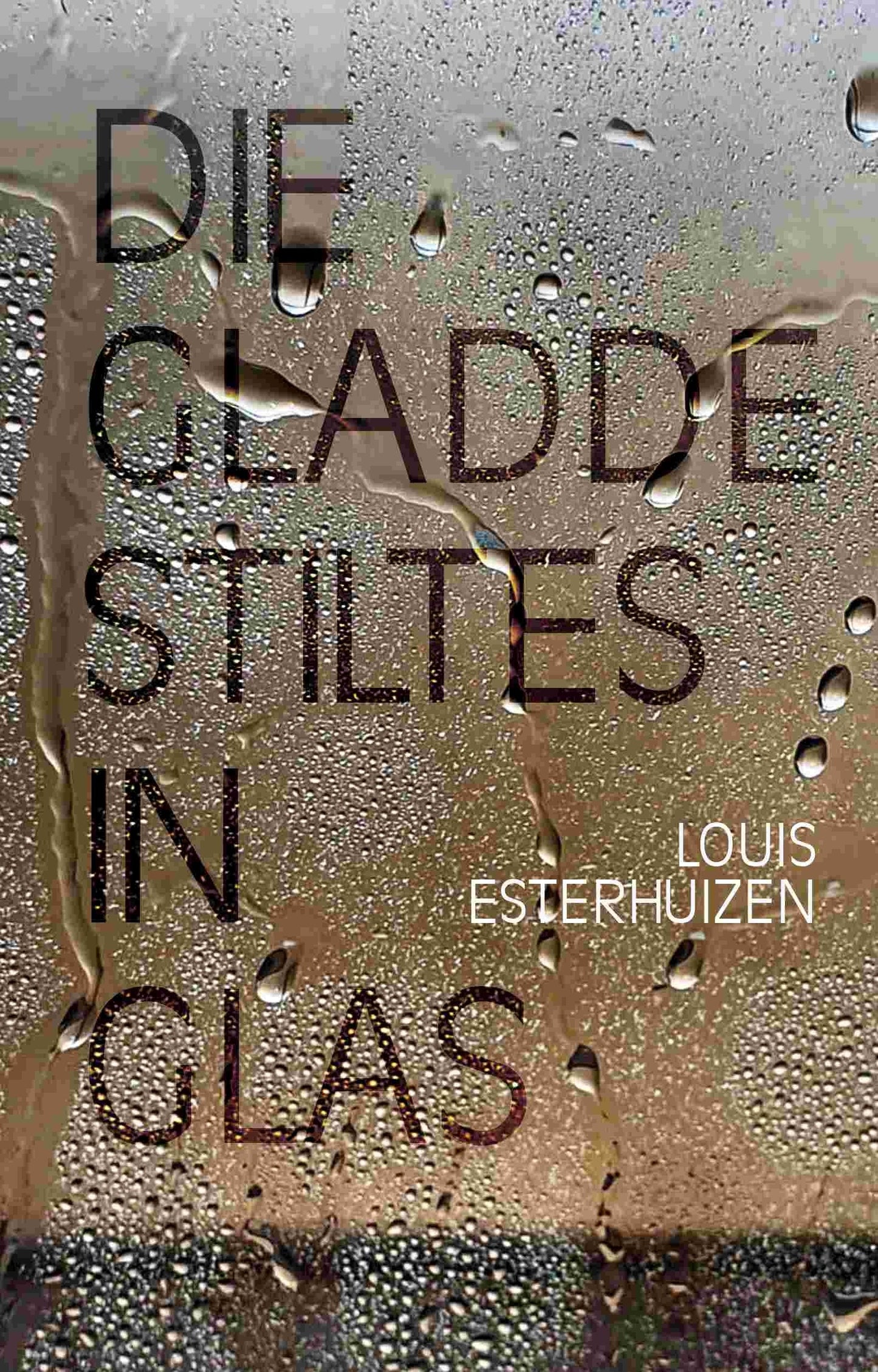 Die gladde stiltes in glas