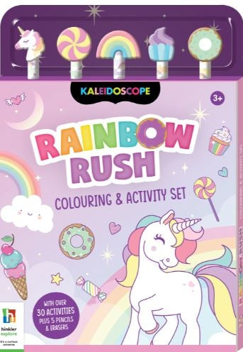 Rainbow Rush Colouring & Activity Set