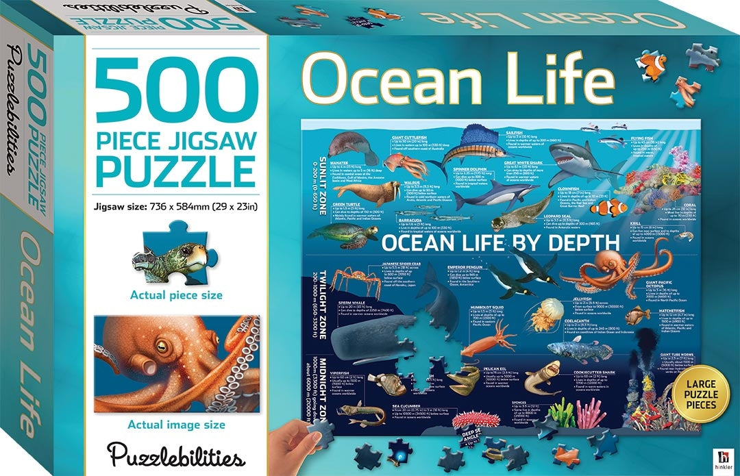 500 Piece Ocean Life