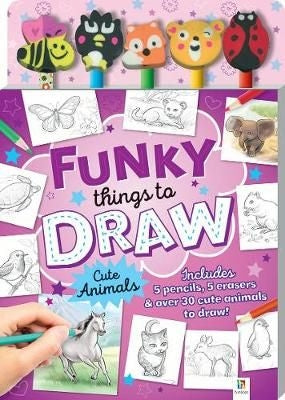 Funky Things to Draw with 5 Pencils and Erasers